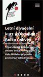 Mobile Screenshot of divadlobolkapolivky.cz